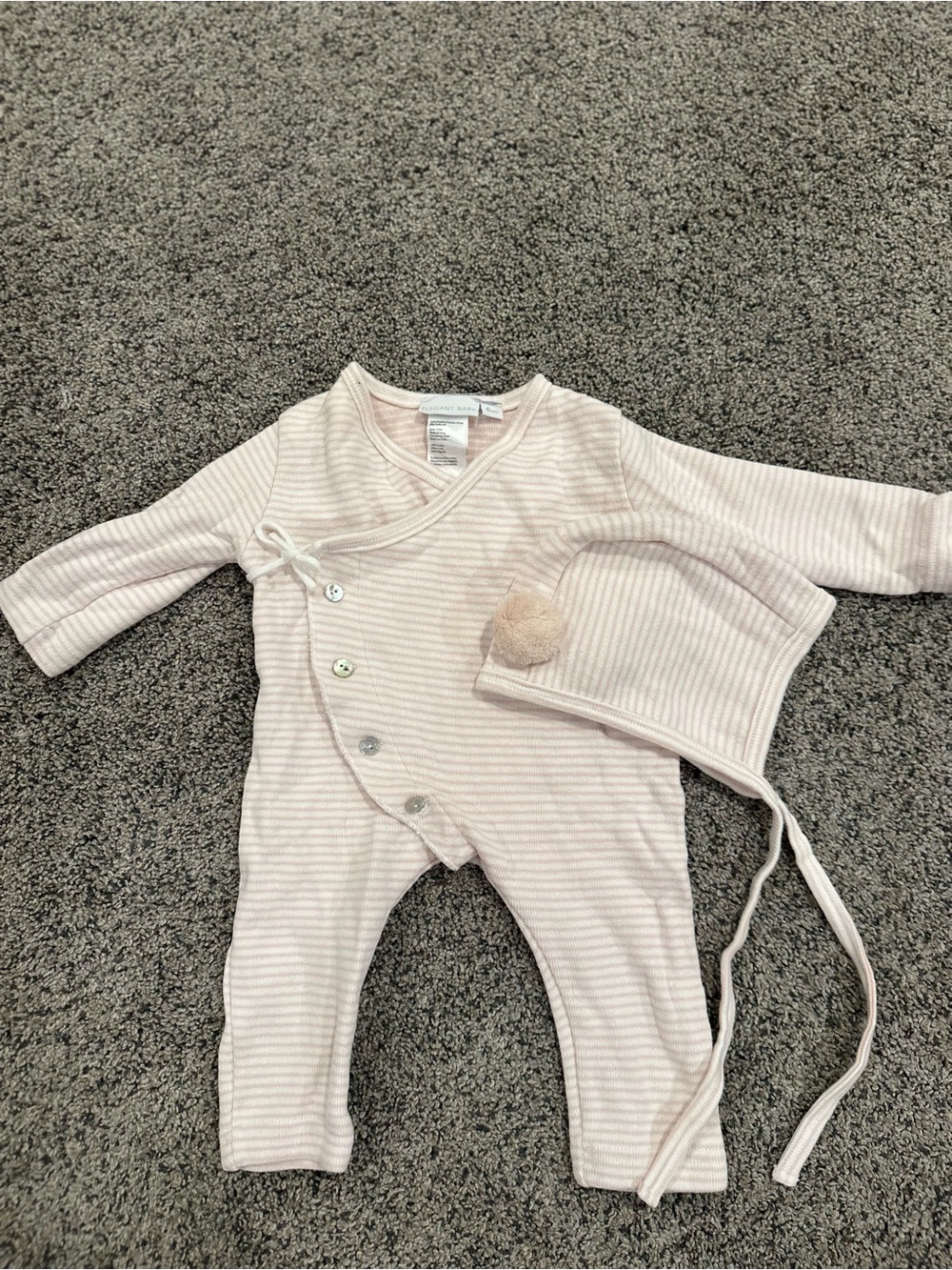 Elegant Baby 0-6 month footie
